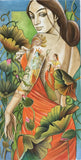 Radha Oil Painting
