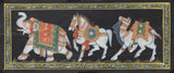 Indian Elephant Camel Horse Art