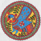 Madhubani Peacock Art