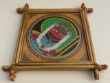 Pattachitra Cane Stick Frame Art