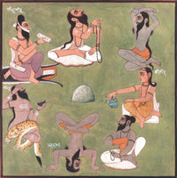 Yoga Indian Painting