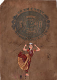Bharatanatyam Dance Painting