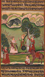 Indian Bundi Maharajah Painting Handmade  Rajasthani Miniature Decor Folk Art