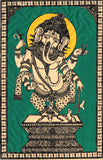 Pattachitra Ganesha Tussar Silk Art