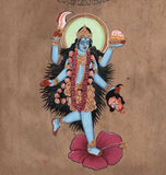 Miniature Goddess Kali Painting