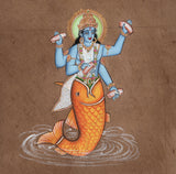 Hindu Matsya Painting