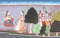 Krishna Radha Gopi Painting