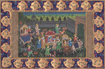 Rajasthani Procession Painting