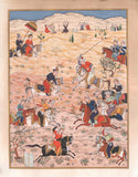 Persian Miniature Polo Painting