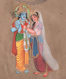 Ram Sita Hindu Painting
