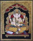 Tanjore Ganesha Artwork