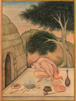 Indian Yoga Painting