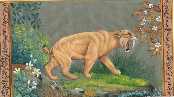 Saber Toothed Cat Art