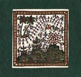 Indian Maharashtra Tribal Varli Art Handmade Warli Miniature Decor Folk Painting