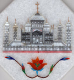 Floral Marble Taj Mahal