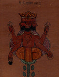 Tantrik Brahma Tantric Art Handmade Yantra Indian Religion Folk Tantra Painting