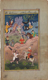 Persian Ottoman Turkish Style Painting Handmade Watercolor Paper Miniature Art