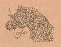 Zoomorphic Islam Calligraphy Art Handmade Persian Arabic India Turkish Painting