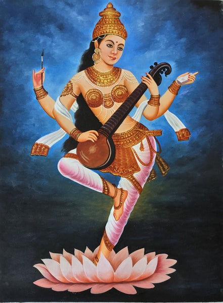 Saraswati Painting