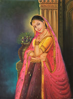 Rajasthani Indian Portrait Art