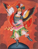Archangel San Miguel Peruvian Indian Art