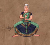 Bharatanatyam Dance Painting