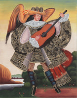 Musician Archangel Peru India Art