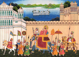 Rajasthan Procession Painting