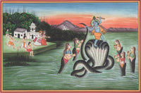 Krishna Kaliya Painting