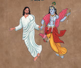 Krishna Jesus Painting