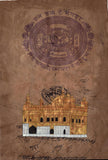 Golden Temple Sikh Painting