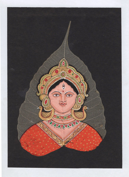 Navaratri Day 1  Maa Shailaputri Devi Painting  Meghnaunnicom