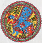 Madhubani Peacock Art