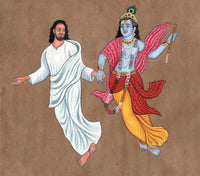 Krishna Jesus Painting