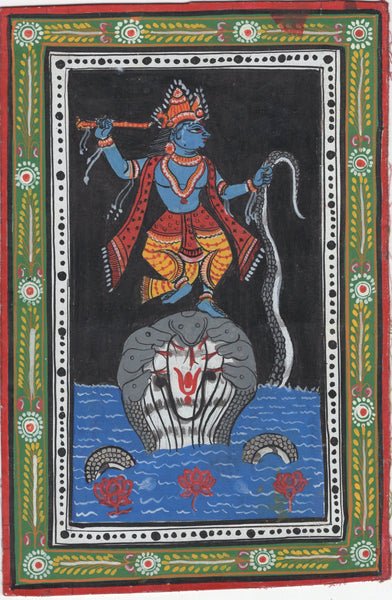 Pattachitra Krishna Painting