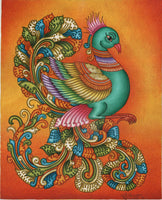 Kerala Mural Bird Painting