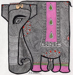 Madhubani Elephant Painting