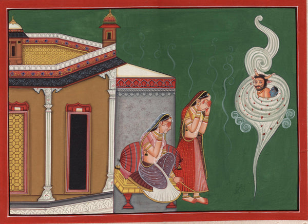 Kangra Bala Krishna Art