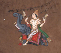 Indra God painting