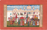 Maharajah Procession Painting
