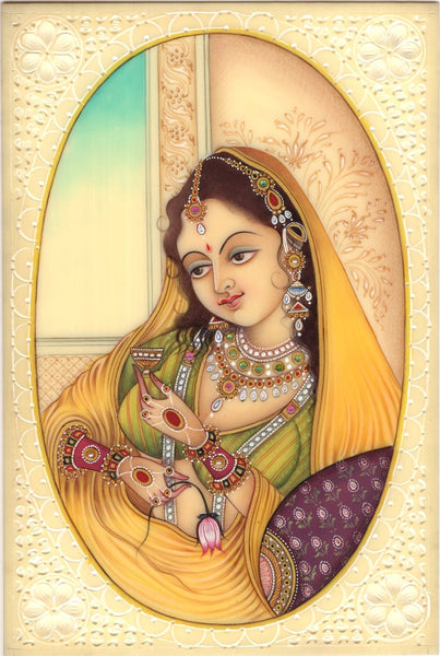 Rajasthani Indian Portrait Art