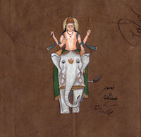 Indra Airavata Painting