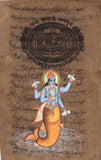 Matsya Vishnu Avatar Painting